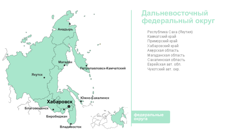 Карта Дальневосточного федерального округа. Дальневосточный край карта. Дальневосточный край россии