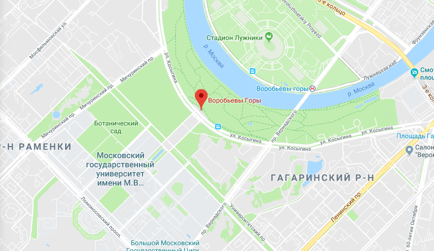 Где поесть на воробьевых горах. Воробьёвы горы Москва на карте. Смотровая площадка МГУ Воробьевы горы.