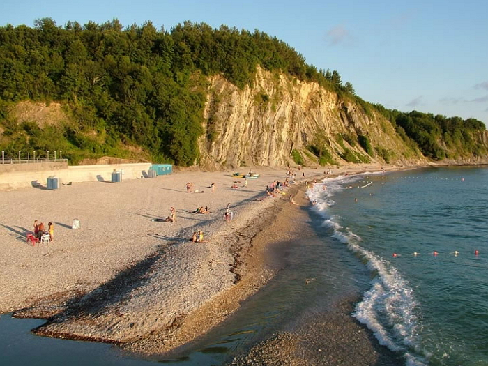 Ольгинка отдых фото пляжа и поселка